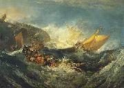 Joseph Mallord William Turner The shipwreck of the Minotaur, oil painting